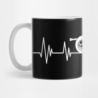 Trumpet heartbeat Trumpet and Clarinet lover trumpet beat Mug